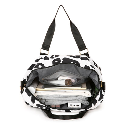 Sportliche Tragetasche Mit Stylischem Leoprint Brehn
