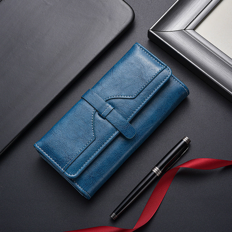 Premium Leder Lange Brieftasche Brehn