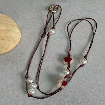 Elegante Perlen Brillenband Brehn