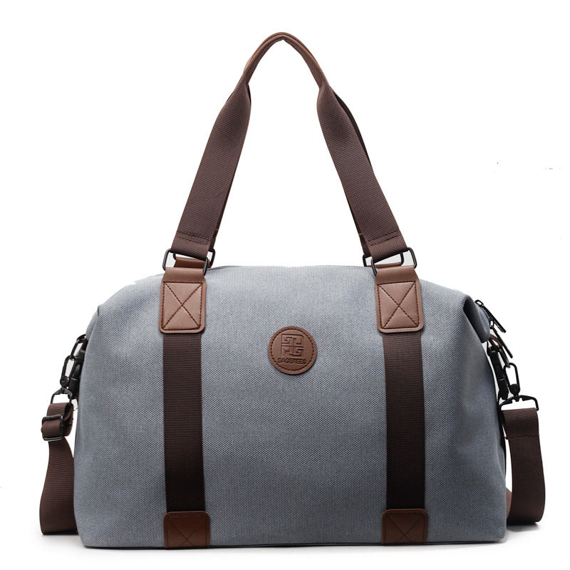 Sportliche Duffel-Tasche Mit Mehreren Fächern Und Verstellbarem Schulterriemen Brehn