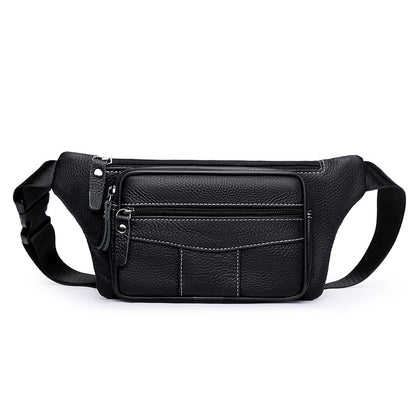 Kompakte Leder-Taillen-Tasche