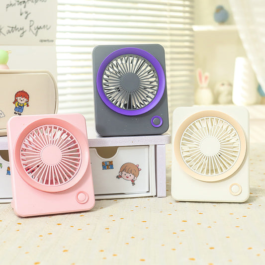 Damen Kompakter Tischventilator mit USB-Anschluss und leisen Betriebsmodus Brehn