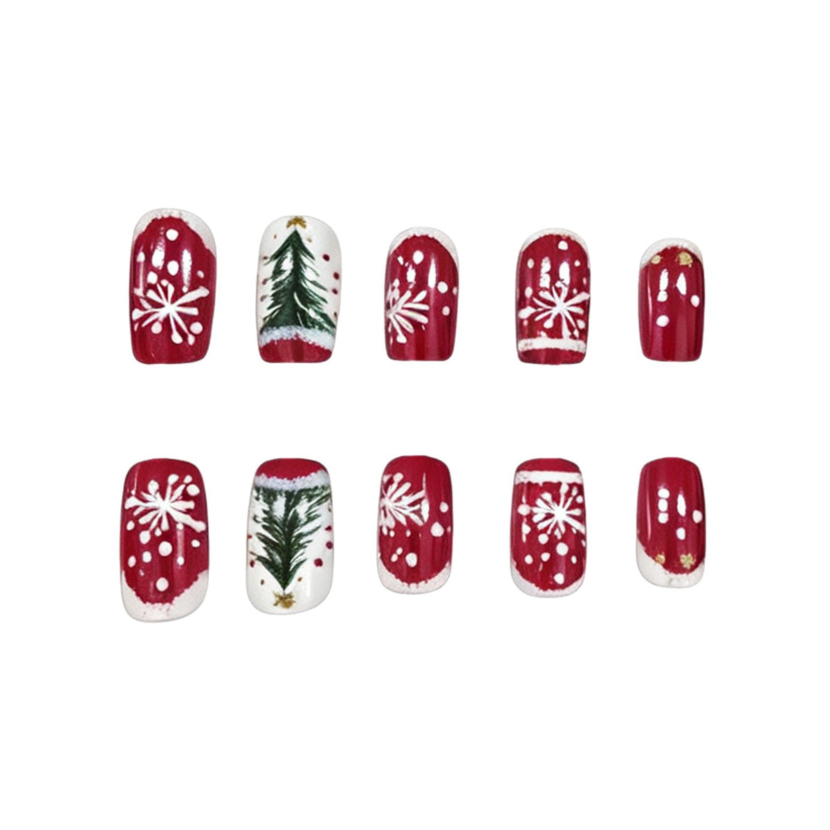 Themenbezogene Feiertags-Nagelkunst-Verzierungen Brehn