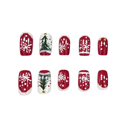 Themenbezogene Feiertags-Nagelkunst-Verzierungen Brehn