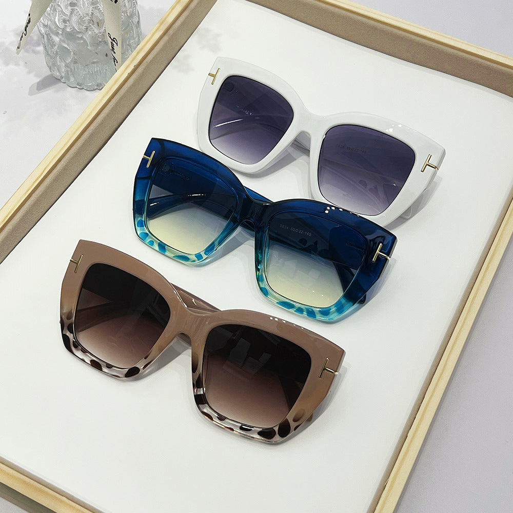 Moderne Übergroße Quadratische Sonnenbrille Brehn