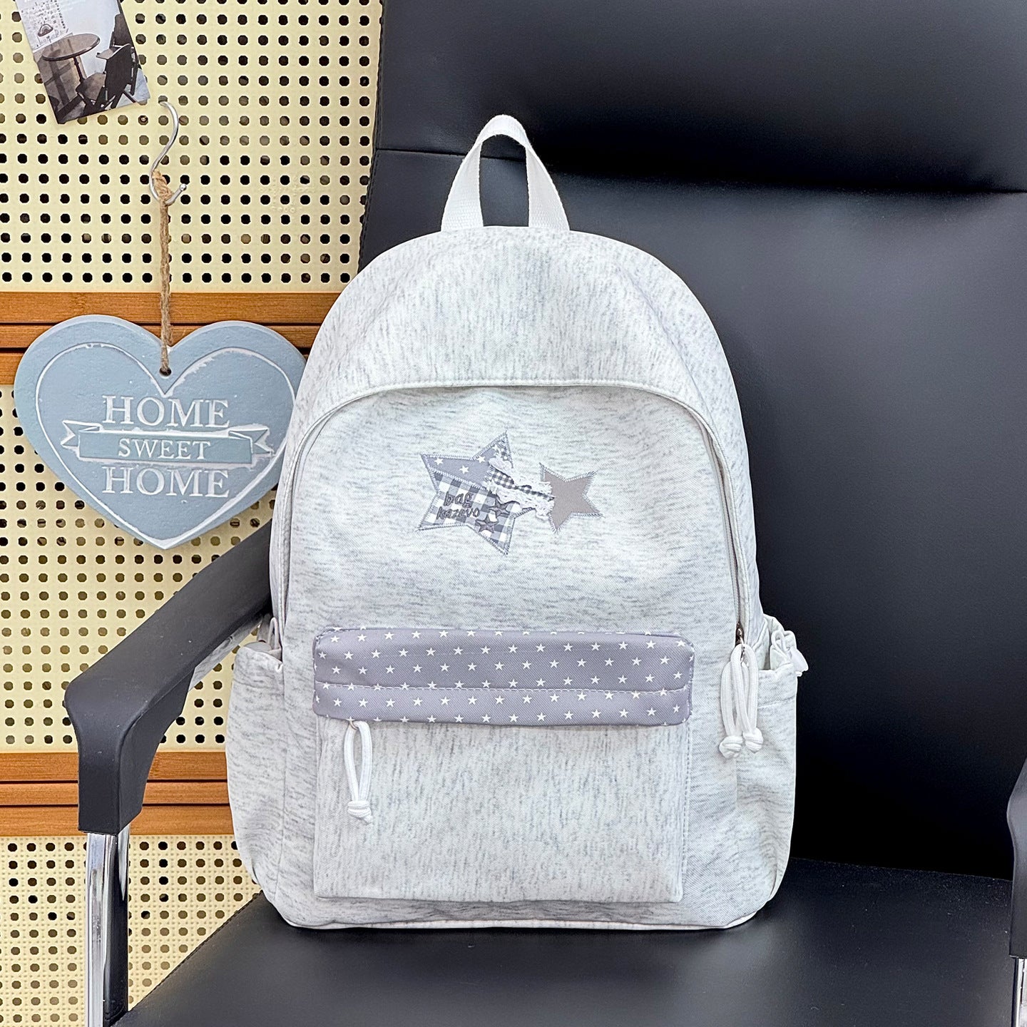 Lässiger Grafikdruck Schulrucksack