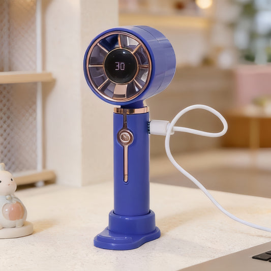 Damen Tragbarer Mini-Lüfter mit USB-Ladefunktion und stylischem Design Brehn
