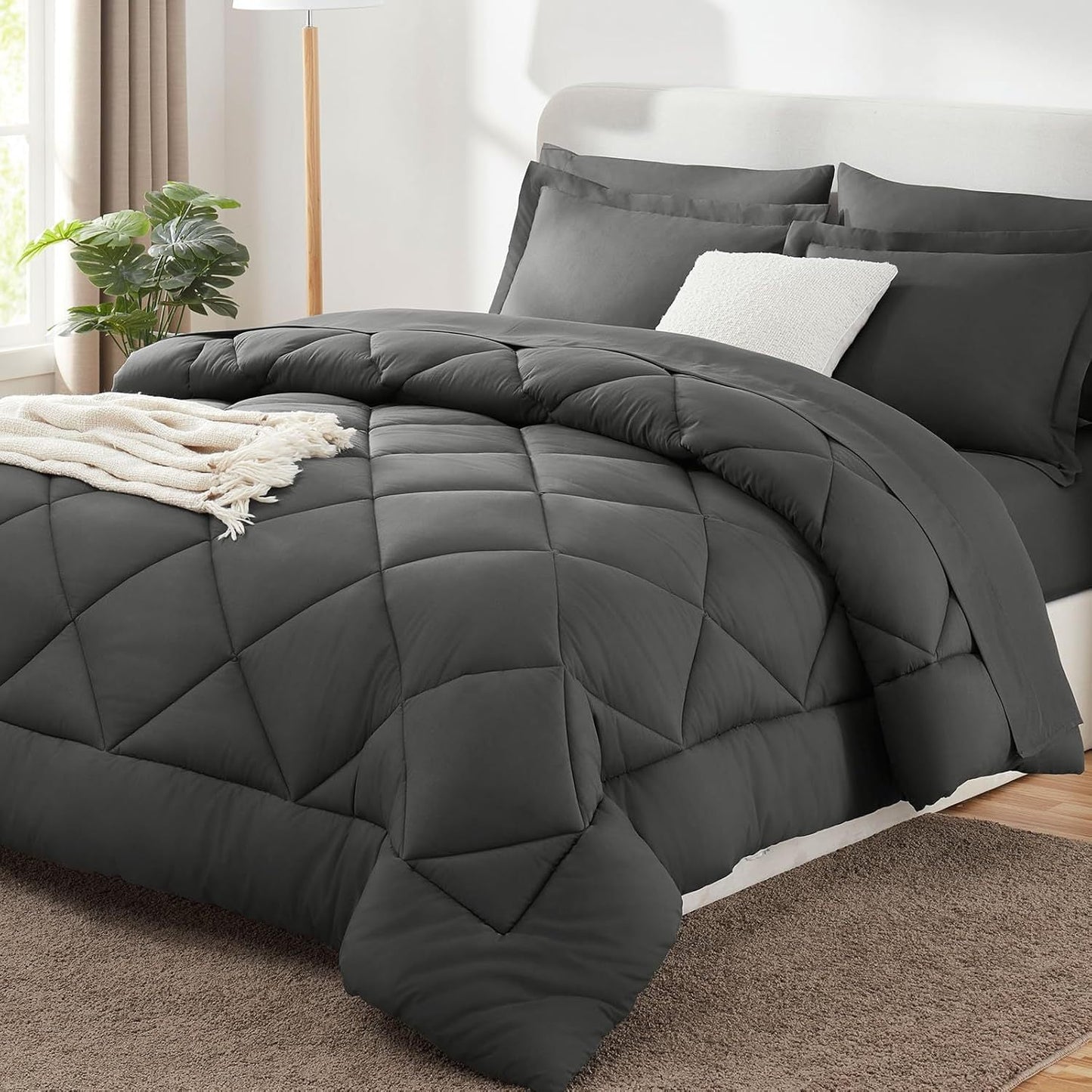 Luxuriöses Steppbett-Set Brehn