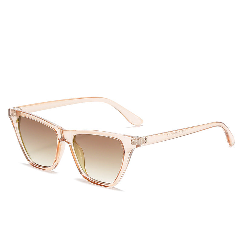 Damen Cat-Eye Sonnenbrille mit innovativem transparentem Rahmen Brehn