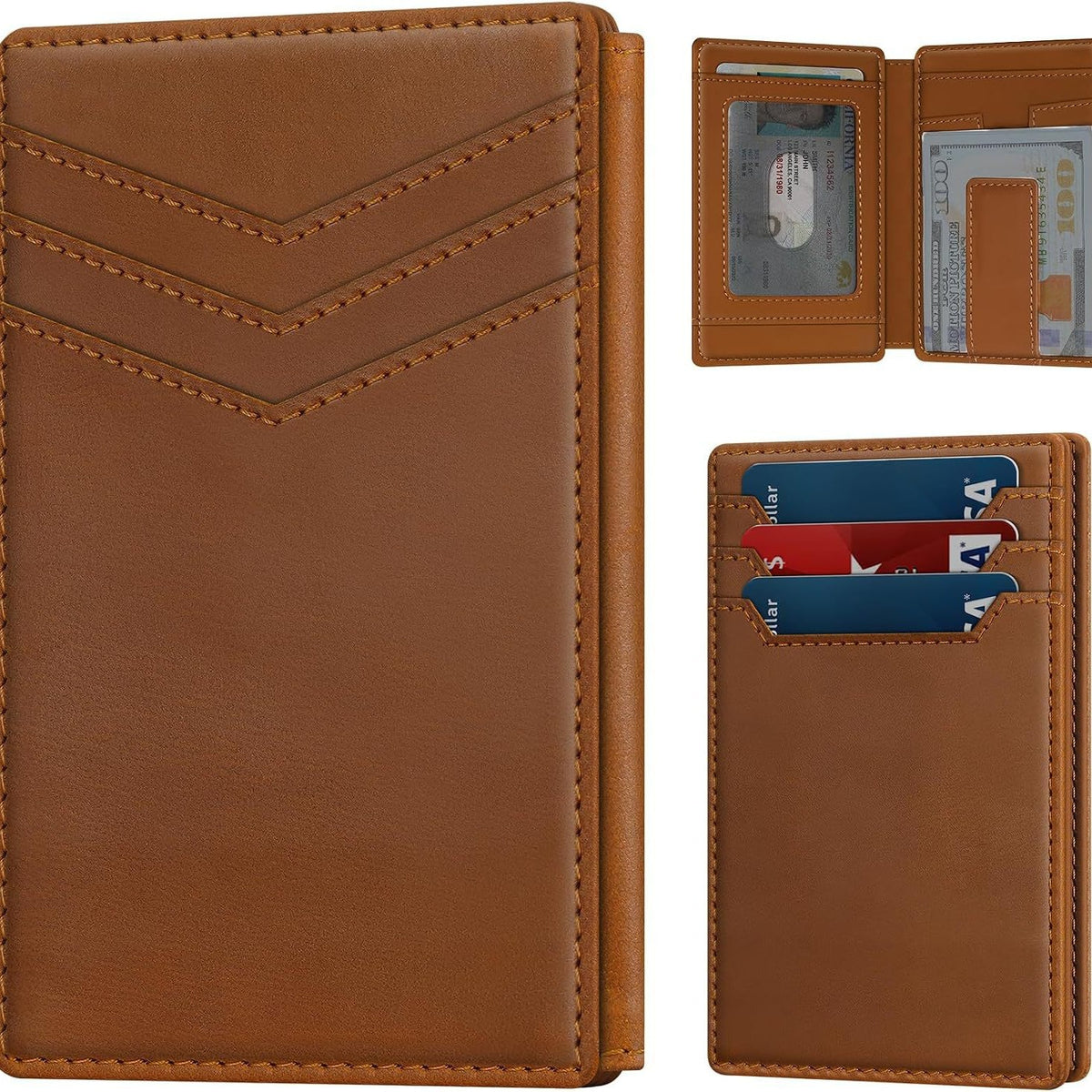 Premium Leder Kartenhalter Brehn