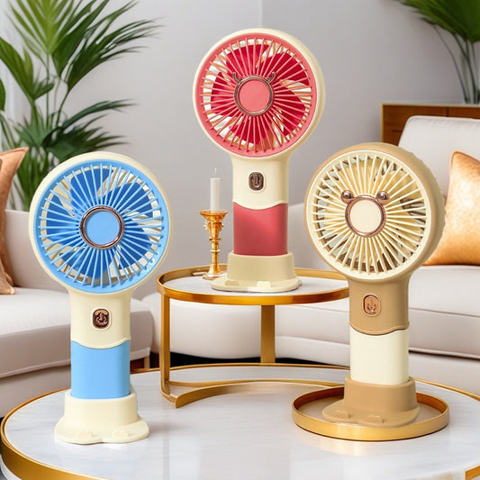 Damen Tragbarer Handventilator mit ergonomischem Design und USB-Anschluss Brehn