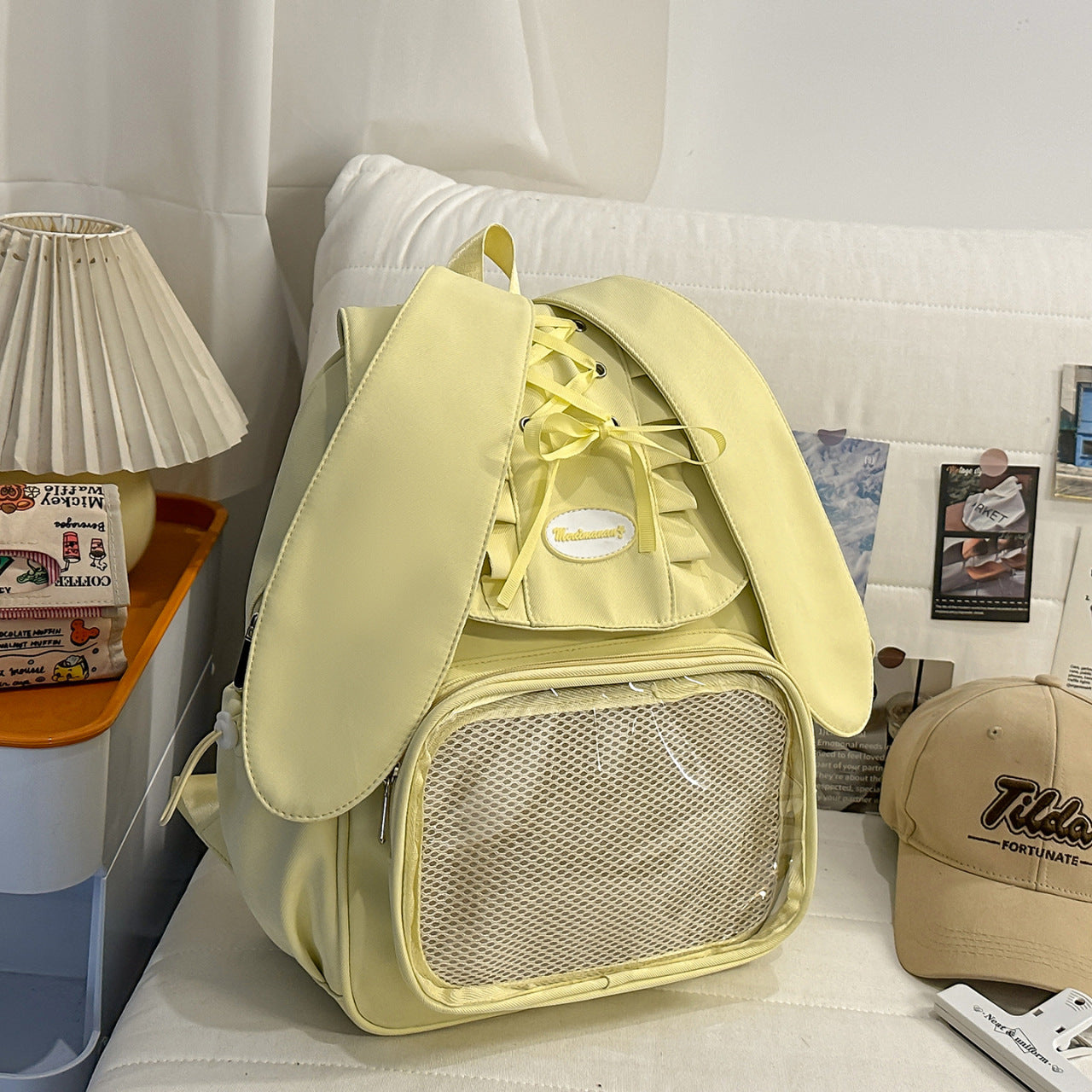 Süße Hasenohren Rucksack