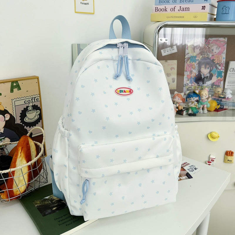 Lässiger Rucksack mit Sternenmuster