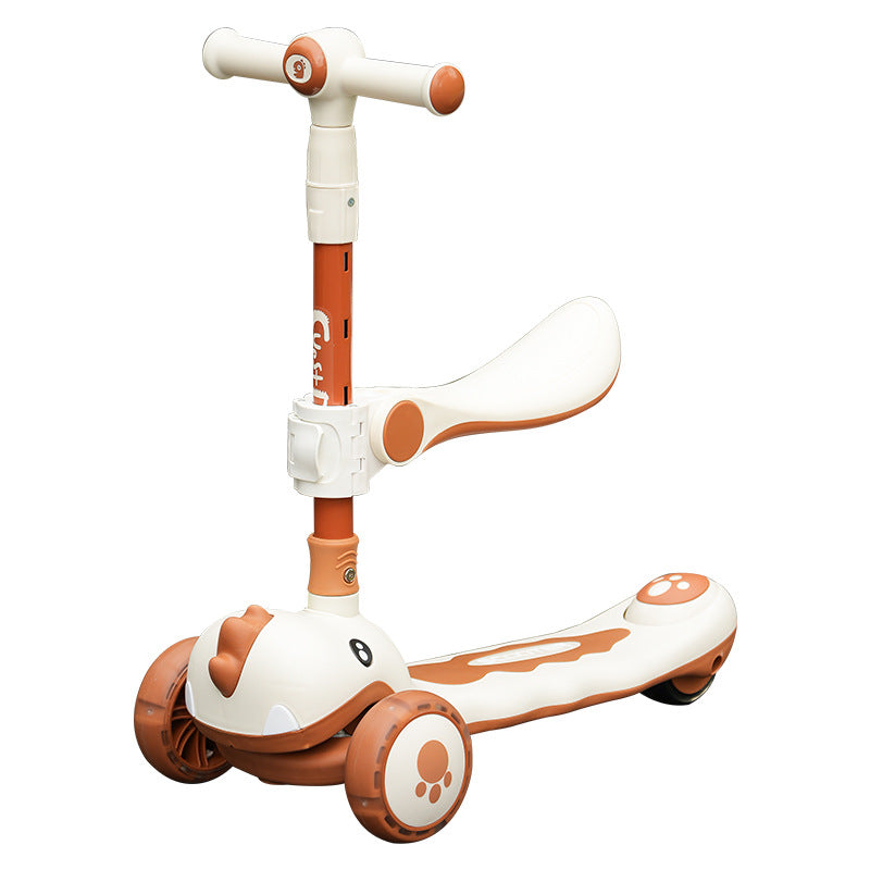 Tier-Themen Lean-to-Steer Kick Scooter Brehn