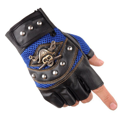 Herren Bikerhandschuhe mit atmungsaktivem Netzmaterial und robustem Design Brehn