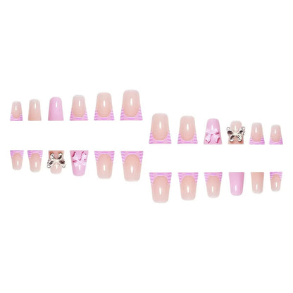 3D Floral Press-On Nagelkunst Set Brehn