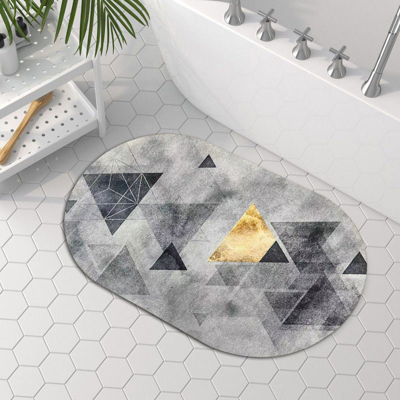 Dekorative geometrische Badematte Brehn