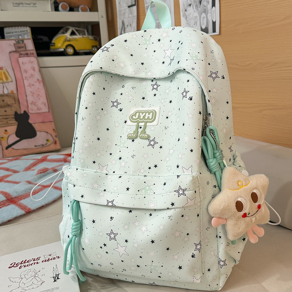 Stylische Stern-Print Rucksack Brehn 1791205440