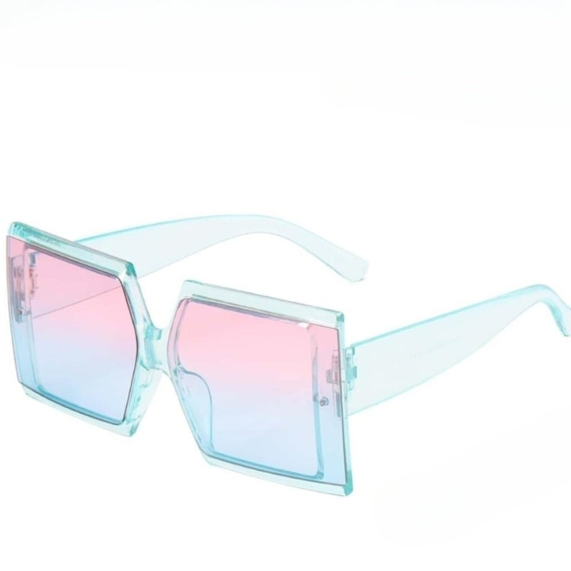 Damen oversized Sonnenbrille mit trendigem Leoprint Brehn
