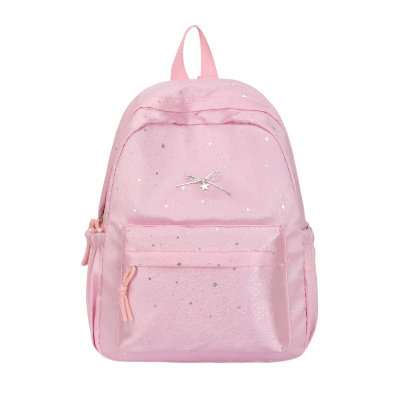 Stilvoller Funkelnder mit Schleife verzierter Rucksack Brehn