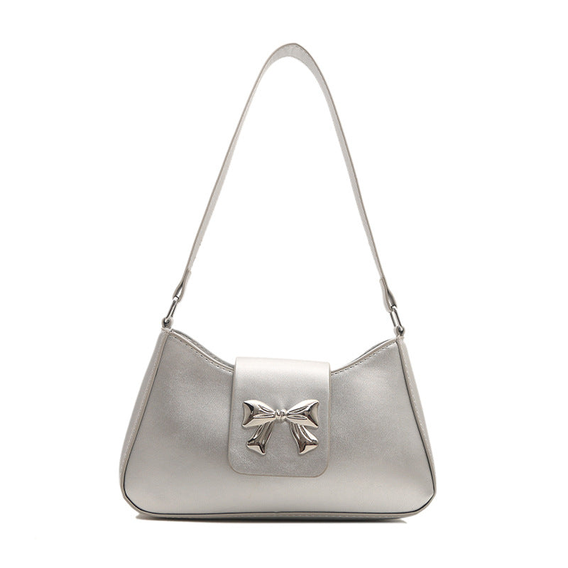 Stylische Schleifenakzent-Handtasche Brehn