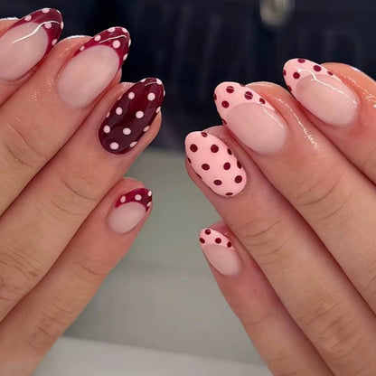 Polka Dot Design Press-On Nägel Brehn