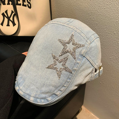 Vintage-inspirierte Denim-Cap