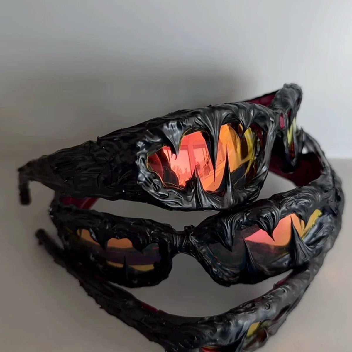Damen Sportsonnenbrille mit kreativem Monster-Design Brehn