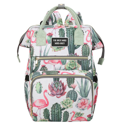 Stylischer geometrischer Druck Rucksack Brehn