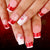 Romantisches Glitzer Press-On Nagelkunst Set Brehn