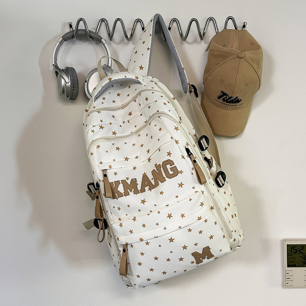 Trendiger Sternmuster-Rucksack Brehn