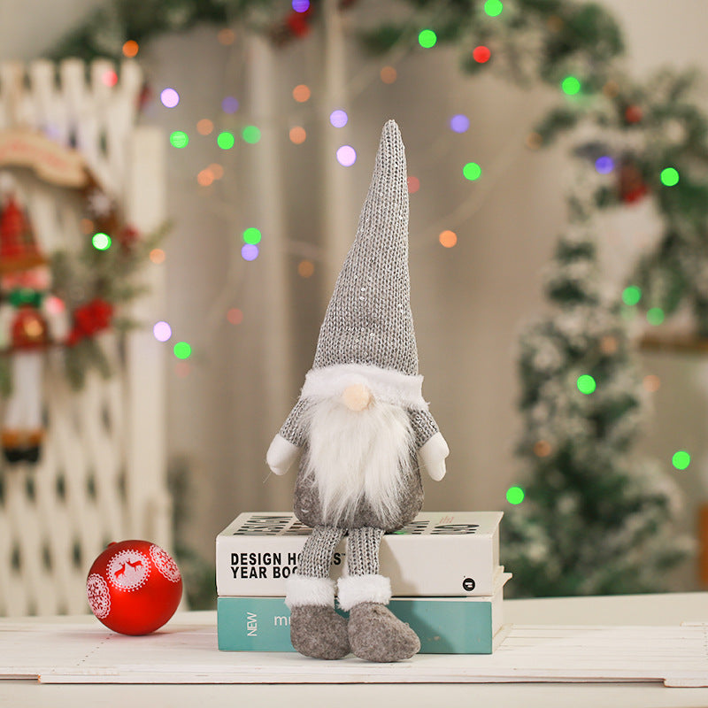 Niedliche Weihnachtsgnom-Dekorationsfigur Brehn