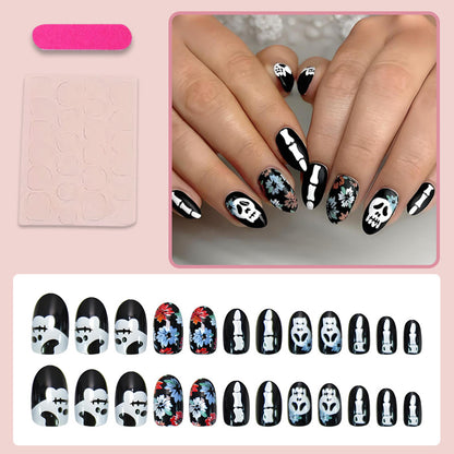 Kunstnagelset mit einzigartigen Spukmotiven Brehn