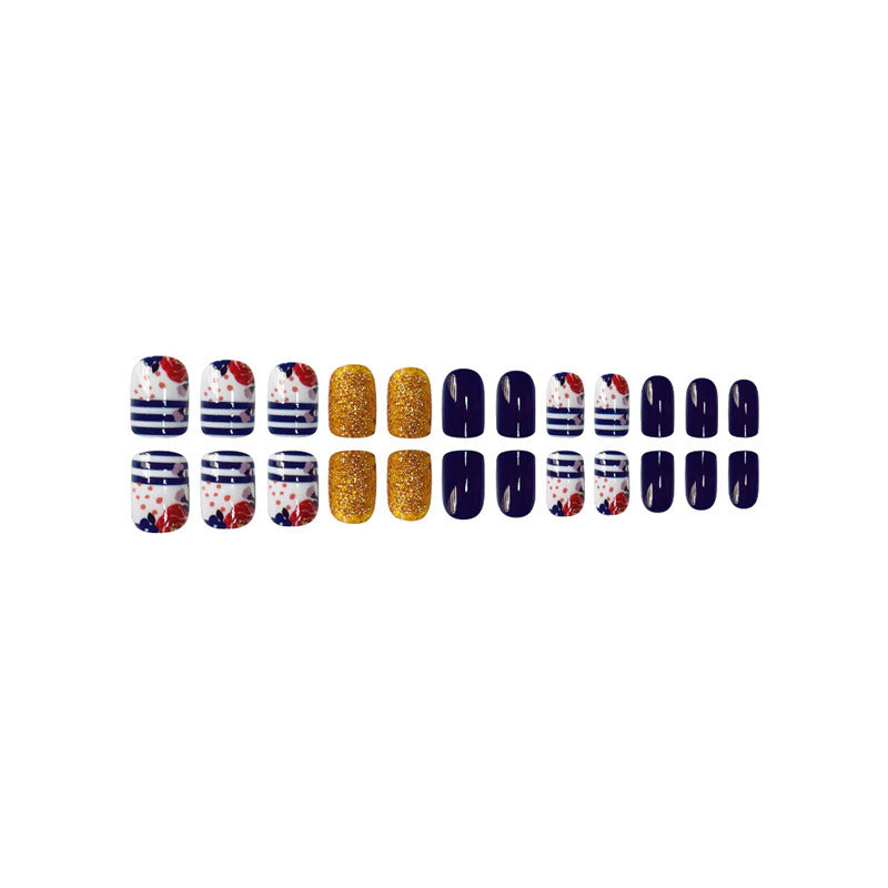 Dekoratives Floral Press-On Nagelset Brehn 1787913909