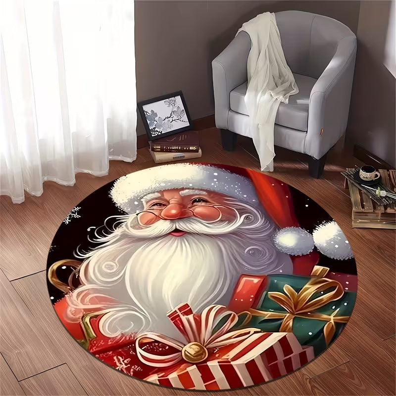 3D Weihnachtsmuster Teppich