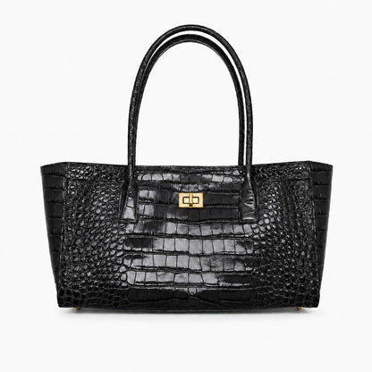 Elegante Krokodilmuster Einkaufstasche