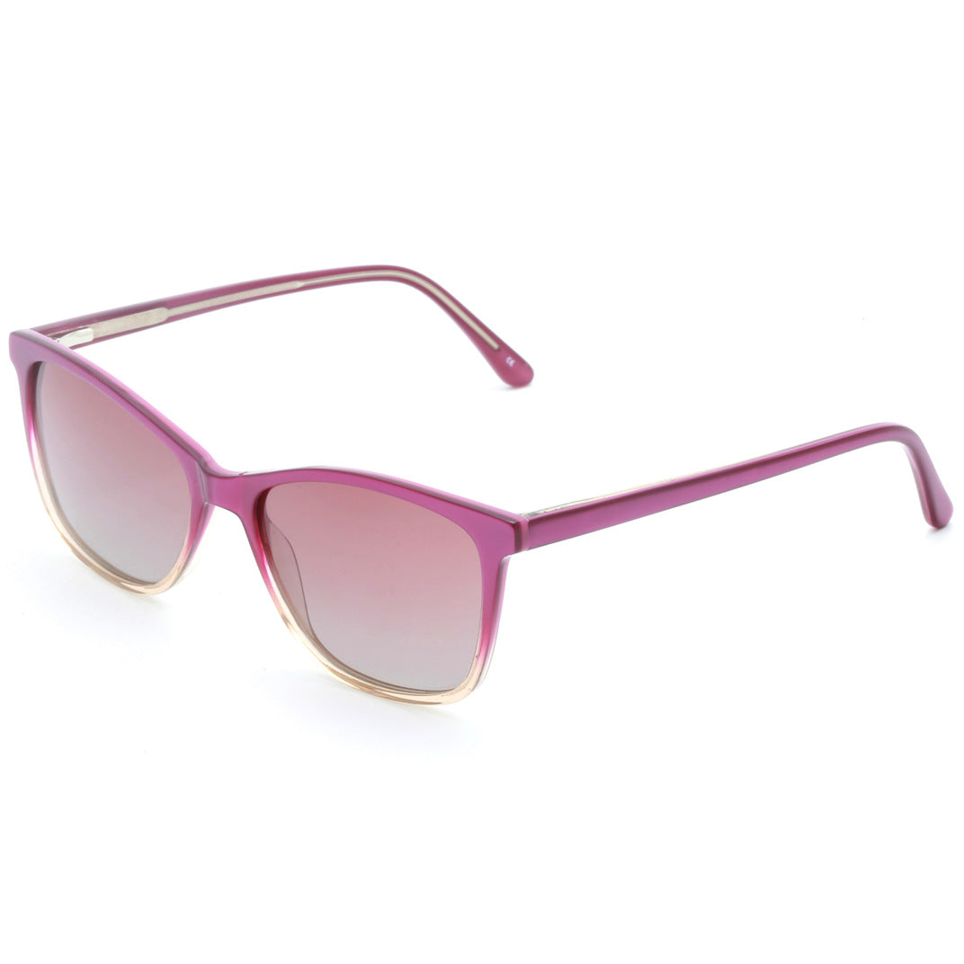 Damen moderne rechteckige Sonnenbrille Brehn