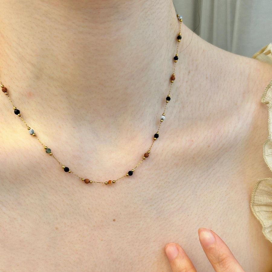Elegante Perlenkette Brehn