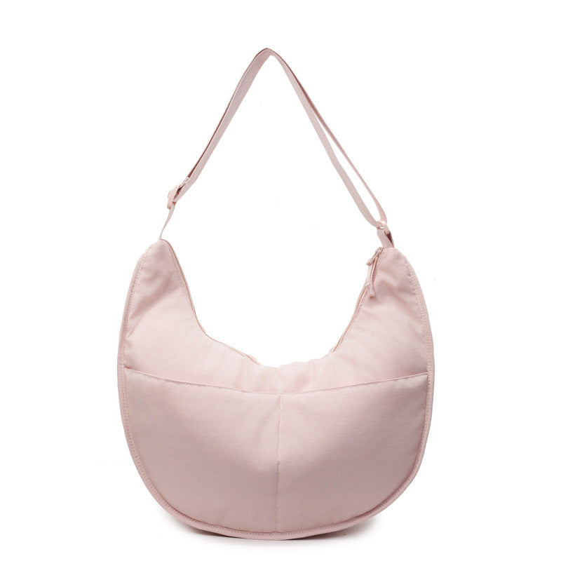 Weiche Stoff Hobo Tasche Brehn