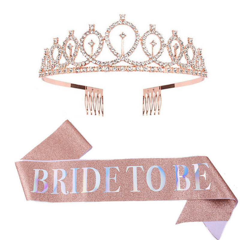 Damen Glitzernde Tiara mit elegantem Design Brehn