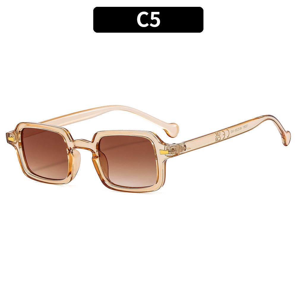 Klassischer Look Stylische Quadratische Sonnenbrille