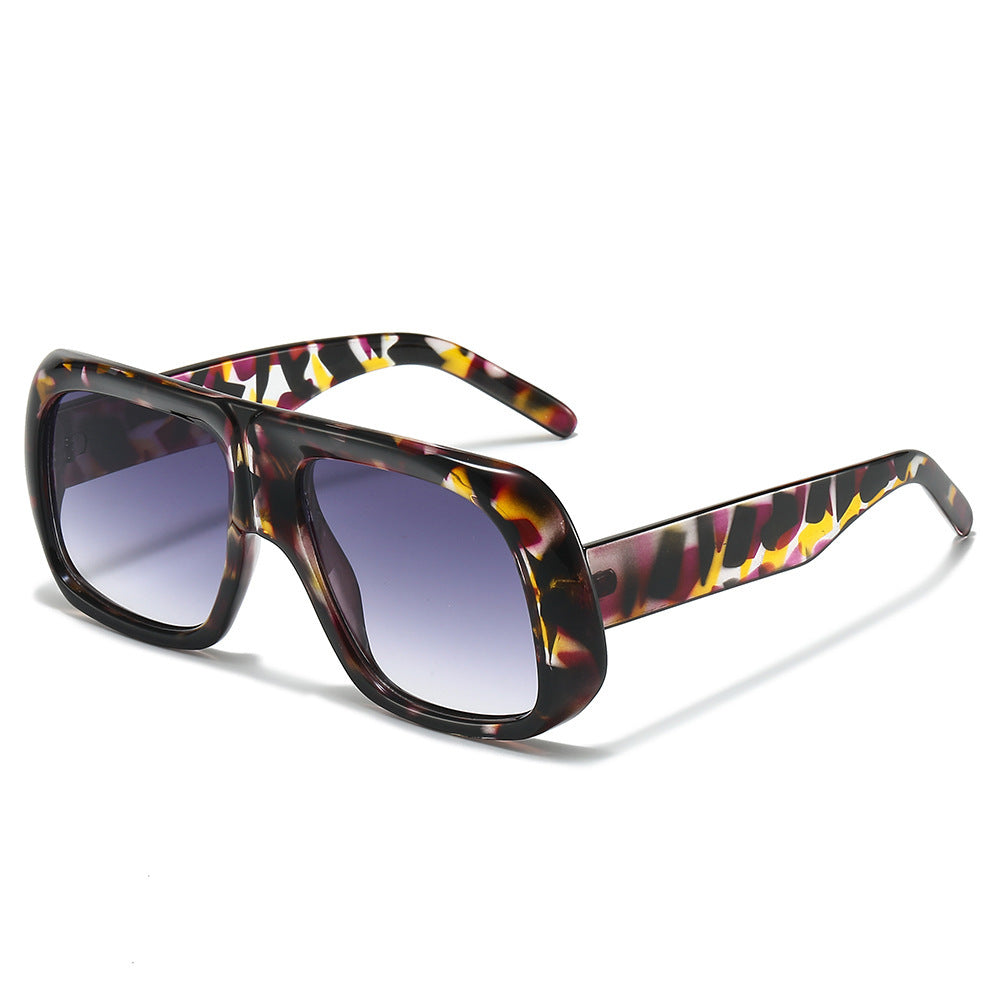 Luxuriöse Übergroße Quadratische Sonnenbrille Brehn
