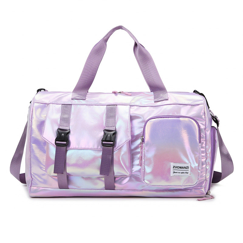 Iridescent Multi-Pocket Reis Duffel Tasche Brehn