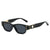 Fette Aussage Rechteckige Sonnenbrille Brehn