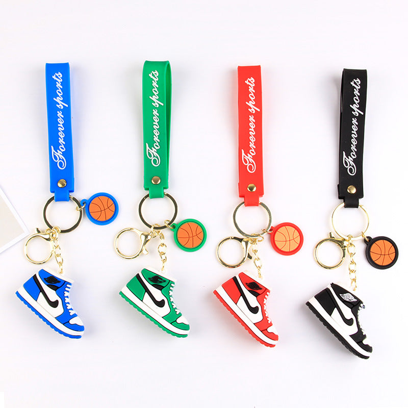 Basketball-inspirierter Schuh-Schlüsselanhänger Brehn