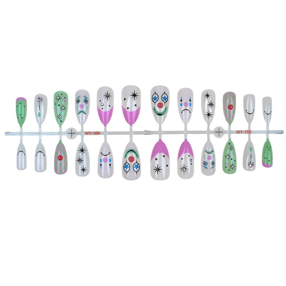 Verspieltes Press-On Nagelkunstset Brehn