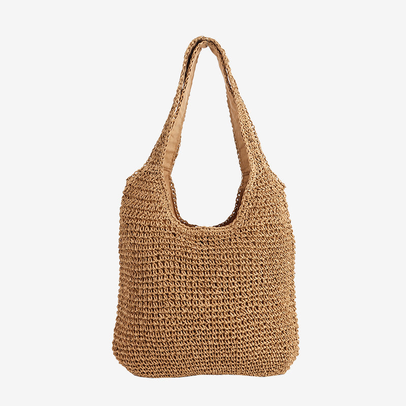 Damen Handgefertigte Naturmaterial Einkaufstasche Brehn