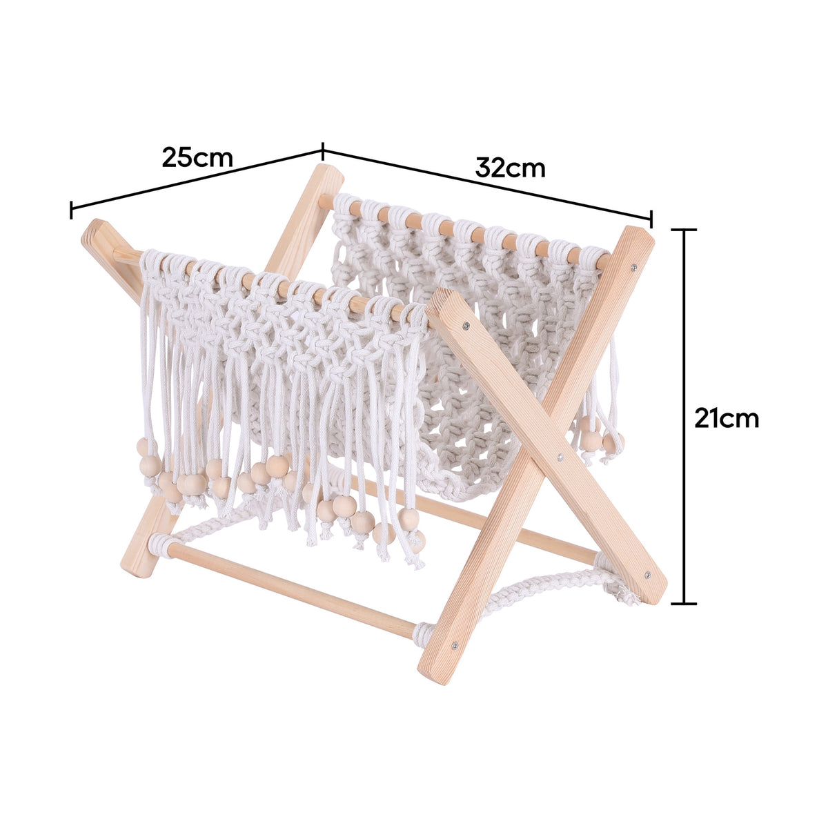 Macramé Spielzeughängematte