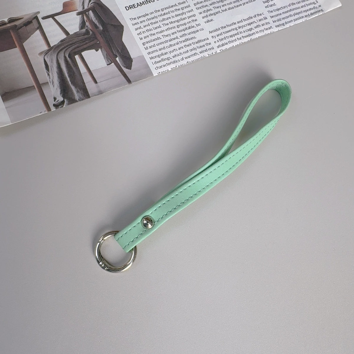 Stylischer Kunstleder-Schlüsselanhänger-Gurt Brehn