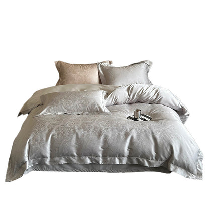 luxuriöse Jacquard-Satin Bettwäsche-Garnitur Brehn